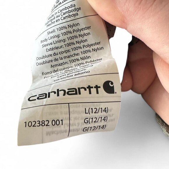 Carhartt Women's Hooded Shoreline Jacket Size Large Black - Picture 5 of 8